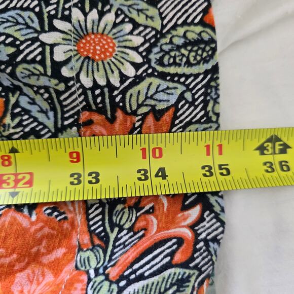 By Anthropologie Astrid Boho Paisley Floral Tunic Mini Dress-S Babydoll - Picture 10 of 10